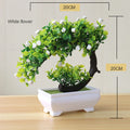 Mini Planta Artificial em Vaso de Cerâmica Decoração Versátil para Casa e Escritório