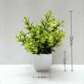 Mini Planta Artificial em Vaso de Cerâmica Decoração Versátil para Casa e Escritório