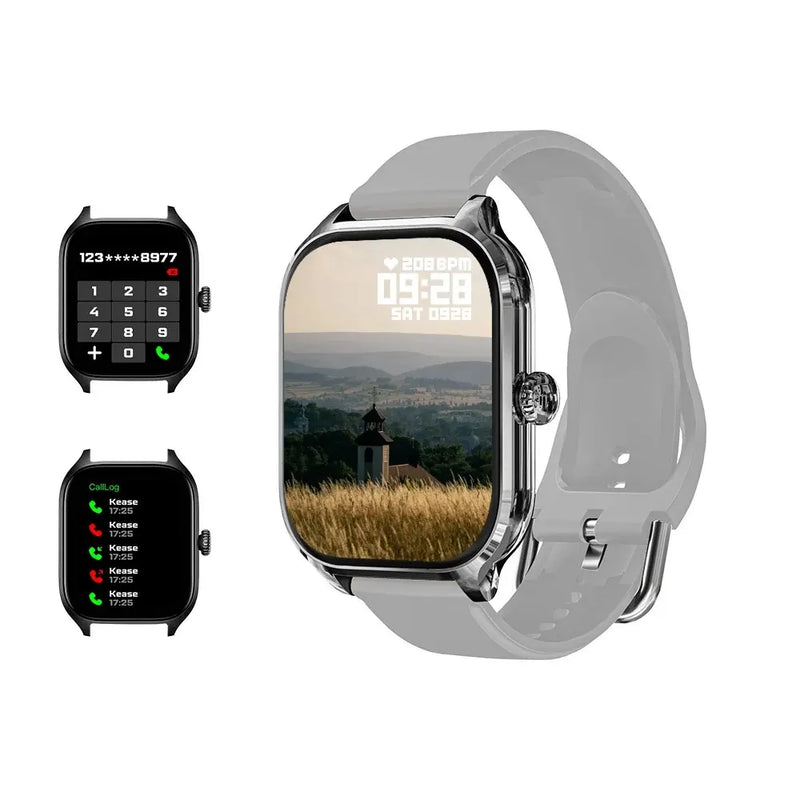 Smartwatch Tela Full Touch 1.85"  Chamadas Bluetooth, Monitoramento de Saúde, Notificações e Modo Esportivo