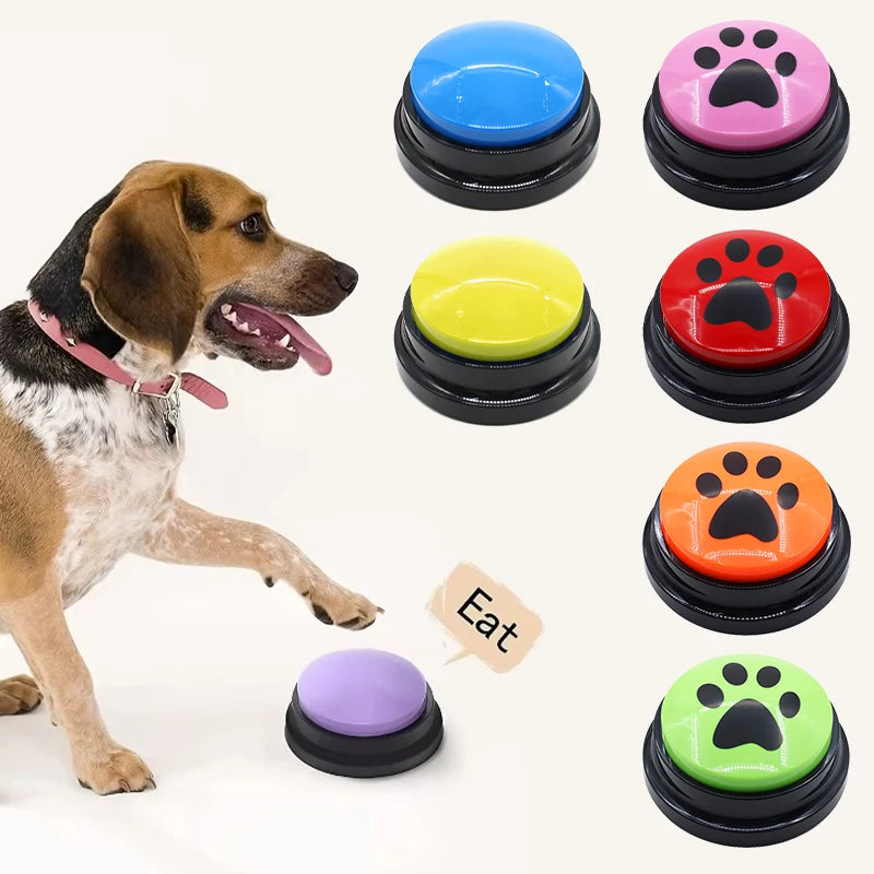 Botão de Comunicação para Cães e Gatos Botões Graváveis para Treinamento e Interação com Pets