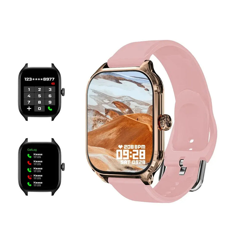 Smartwatch Tela Full Touch 1.85"  Chamadas Bluetooth, Monitoramento de Saúde, Notificações e Modo Esportivo