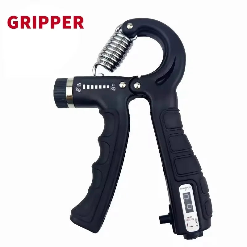 Kit de Fortalecimento de Mãos – Gripper Ajustável com Contador, Expansor de Pulso, Molas de Resistência e Exercitador de Dedos