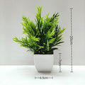 Mini Planta Artificial em Vaso de Cerâmica Decoração Versátil para Casa e Escritório