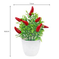 Mini Planta Artificial em Vaso de Cerâmica Decoração Versátil para Casa e Escritório