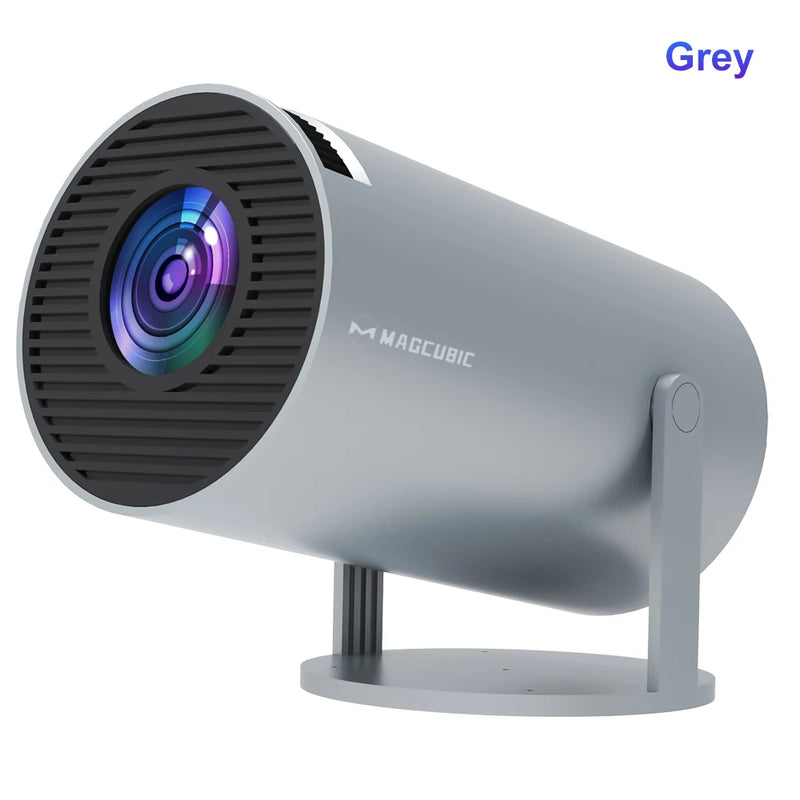 Projetor Magcubic HY300 Pro+ – 4K WiFi 6, Android 11, 260 ANSI, Bluetooth 5.0, Portátil para Cinema em Casa e Áreas Externas (1280x720P, Suporte 4K)