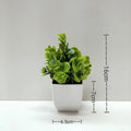 Mini Planta Artificial em Vaso de Cerâmica Decoração Versátil para Casa e Escritório