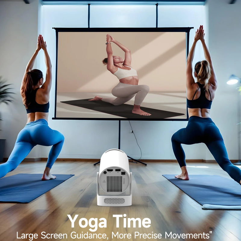 Projetor Magcubic HY300 Pro+ – 4K WiFi 6, Android 11, 260 ANSI, Bluetooth 5.0, Portátil para Cinema em Casa e Áreas Externas (1280x720P, Suporte 4K)