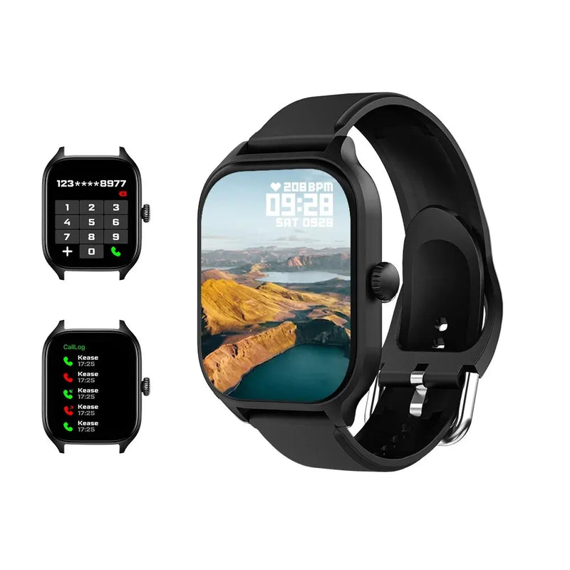 Smartwatch Tela Full Touch 1.85"  Chamadas Bluetooth, Monitoramento de Saúde, Notificações e Modo Esportivo